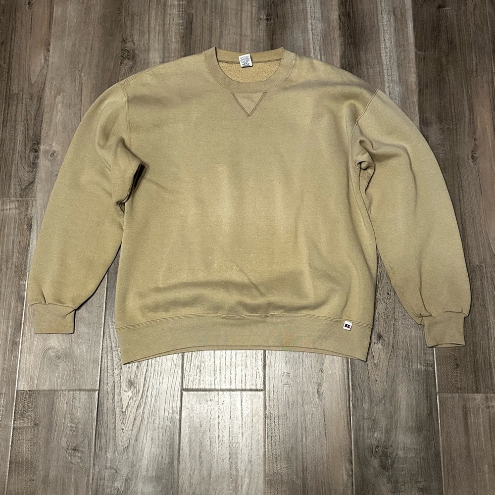 Vintage Russell Beige Crewneck